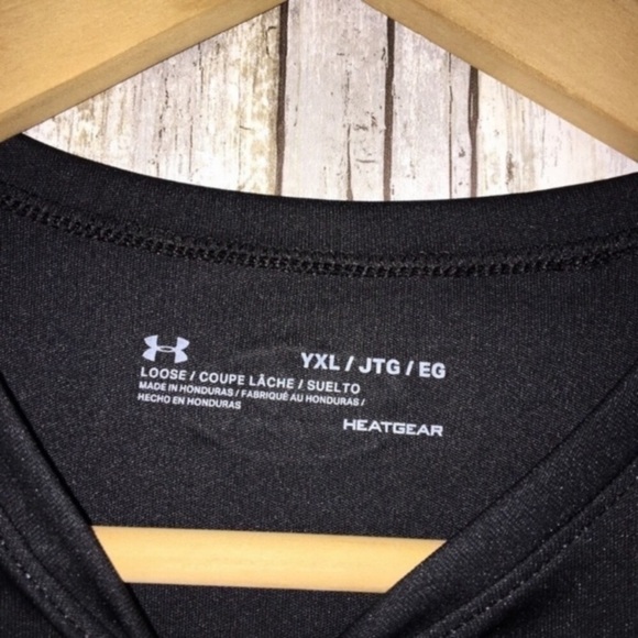 Under Armor Kids Full Court Hustle Tee - Picture 4 of 4